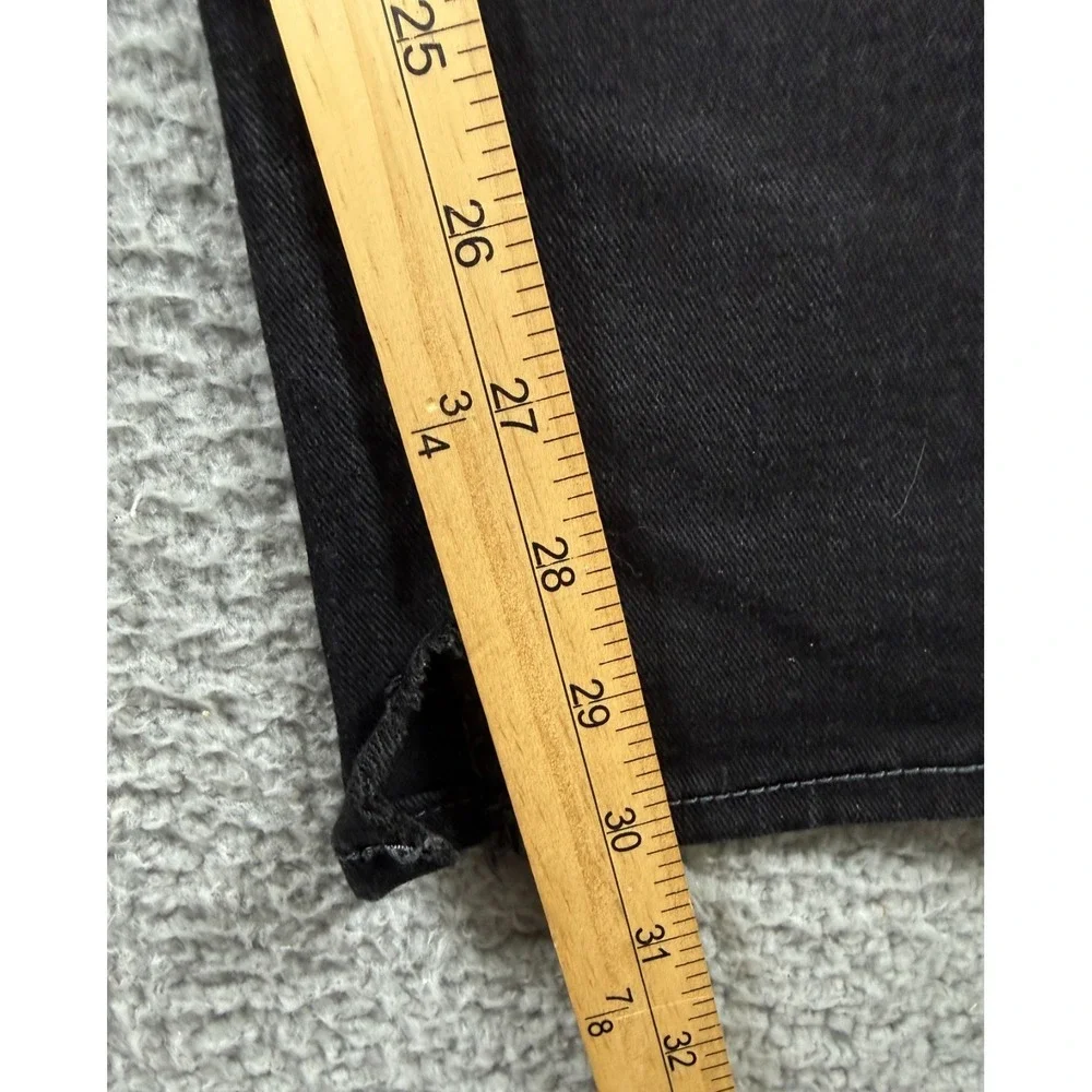 True Religion Ricky Relaxed Straight Jeans Mens 32x30 Flap Pockets Cut Ankle